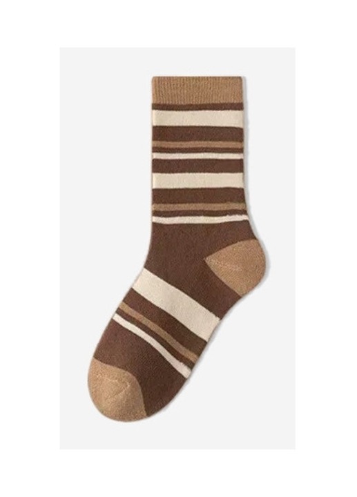 Sosete dama Maillard, model mediu, multicolor, 65% poliester-bumbac