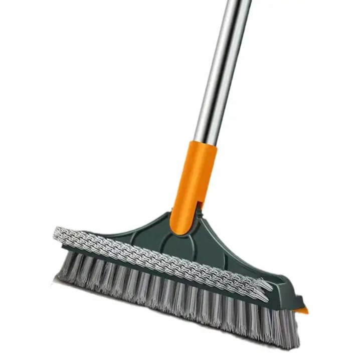 Szczotka de sortuire 3 in 1 ToolSpace, verde, 110cm, cu racleta pentru apa