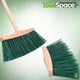 Matura 24cm, ToolSpace, din lemn, cu perie verde, pentru curatenie interioara si exterioara