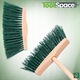 Matura 24cm, ToolSpace, din lemn, cu perie verde, pentru curatenie interioara si exterioara