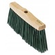 Matura 24cm, ToolSpace, din lemn, cu perie verde, pentru curatenie interioara si exterioara