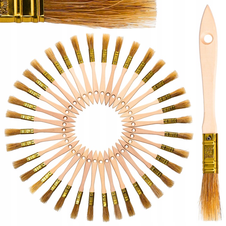 Set 36 pensule polangielesti 15mm, ToolSpace, utilizare universala, dimensiune 15x17cm