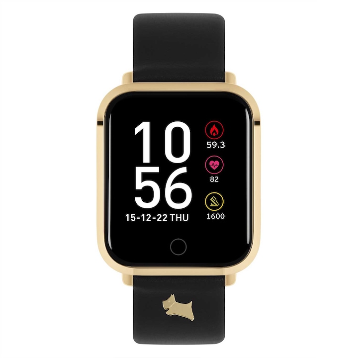 Ceas STAR Smartwatch Exclusive Negru, curea sport, Display 1.54 inch, Functie telefon, Micro Sim, Bluetooth 4.0, Negru Verde
