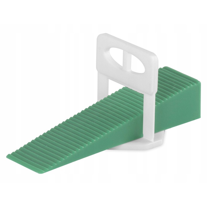 Set clinci si cleme pentru nivelarea placilor, Gold tools, 30 buc, plastic, 1mm