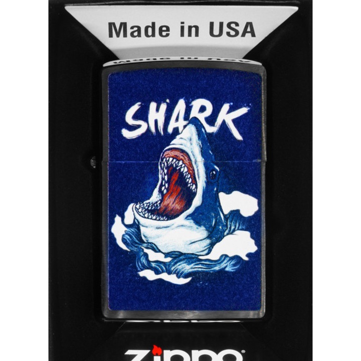 Zippo, design SHARK, bricheta rezistenta la vant, in cutie cadou