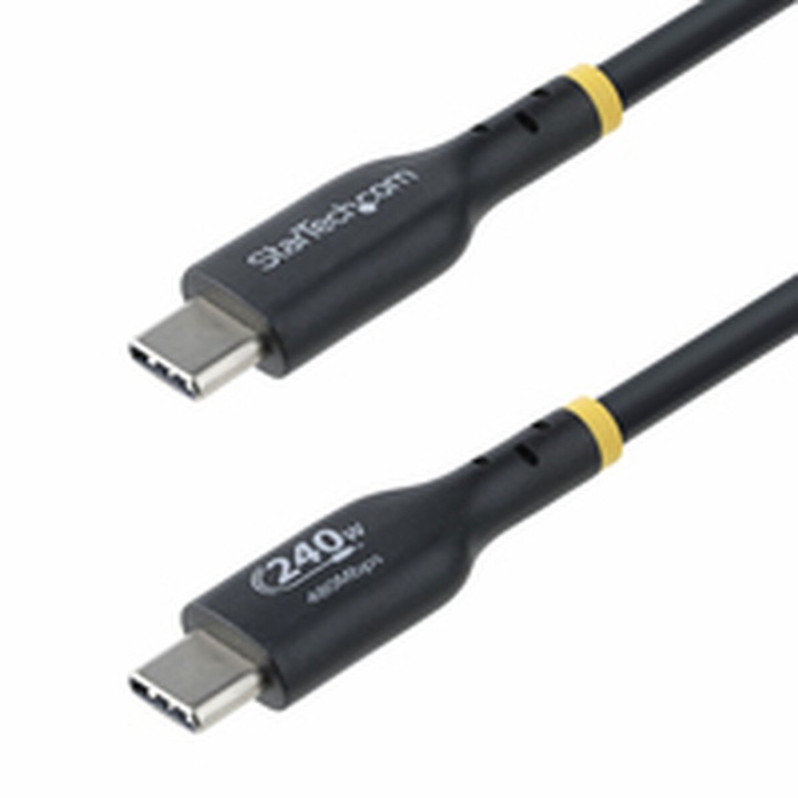 USB кабел Startech USB2EPR3M Черен 3 м