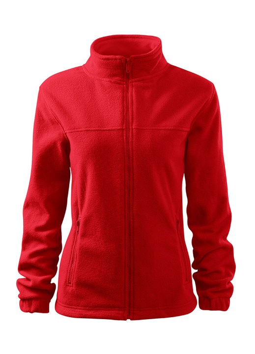 Jachetă Fleece Damă, Malfini, roșu, M, material izolant, croială cambrată