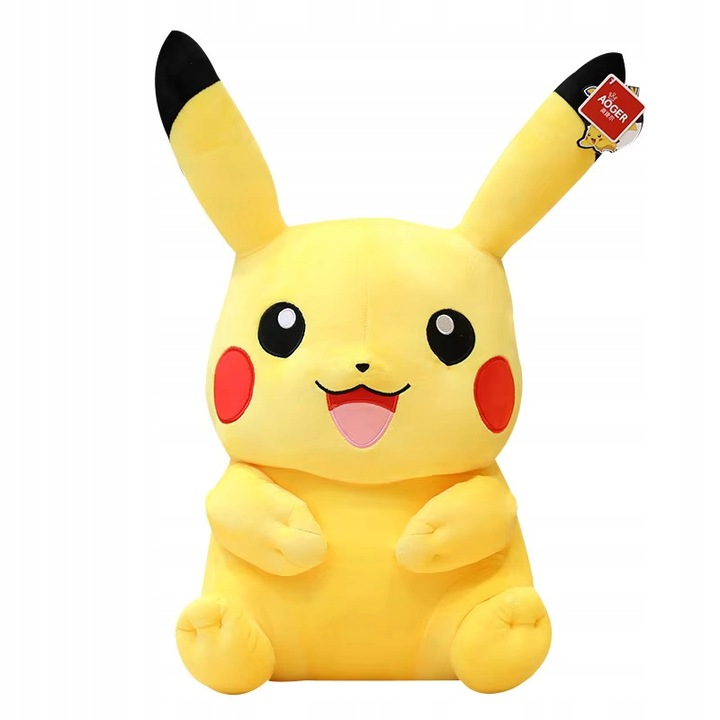 Plüss Pikachu 30 cm, plüssjáték, ideális Pokémon rajongóknak, dekoratív és barátságos