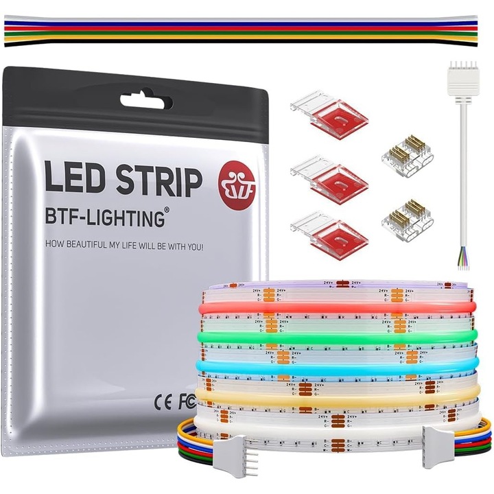 Banda LED 5m 960 LED/m RGBCCT, 2700K-6500K, 180°, multicolor