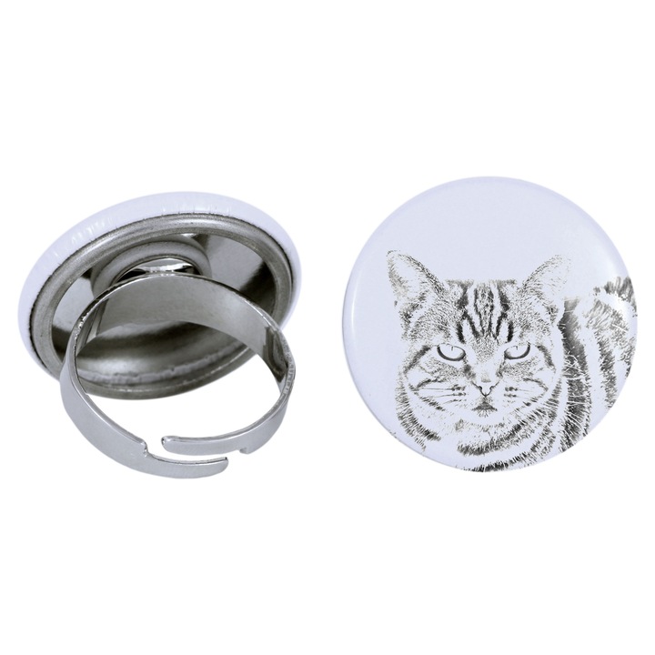 Inel Manx, Art-Dog, Lucrat manual, Ajustabil, 2.5cm