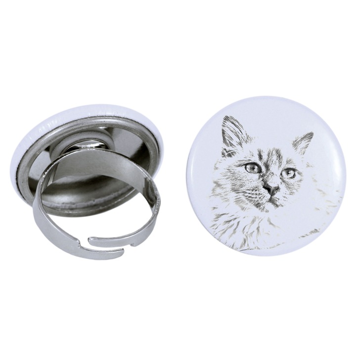 Inel Birman, Art-Dog, Lucrat manual, Ajustabil, 2.5cm