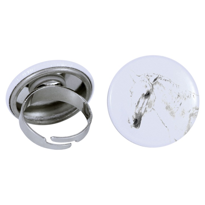 Inel dama Lipitan, Art-Dog, Lucrat manual, Ajustabil, 2.5cm