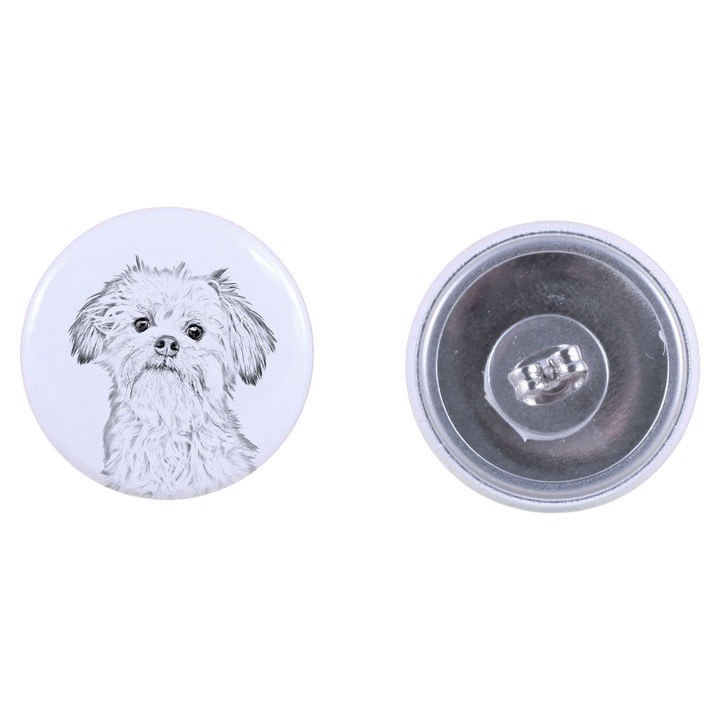 Kutyás kulcstartók, Art-Dog, Löwchen, 2.5cm, egyedi design elérhető