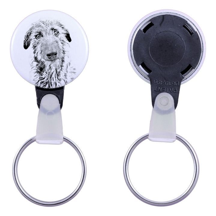 Kutyás kulcstartó, Art-Dog, Pireneusi juhászkutya, akril, 2,5cm