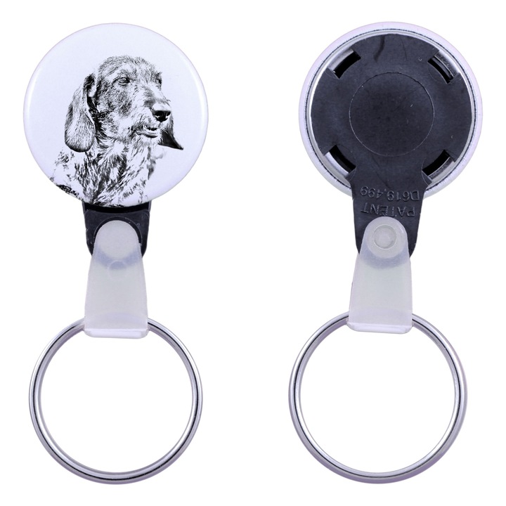 Kutya kulcstartó, Art-Dog, 2,5cm, akril, testreszabható