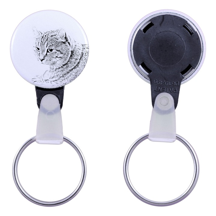 Macskás kulcstartó, Art-Dog, akril, 2,5cm, szett elérhető