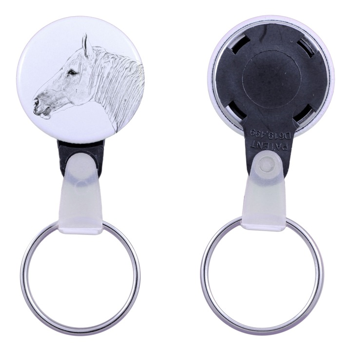 Kulcstartó boulonnais ló képével, Art-Dog