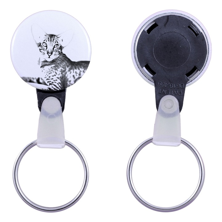 Macskás kulcstartó, Art-Dog, akril, 2,5 cm