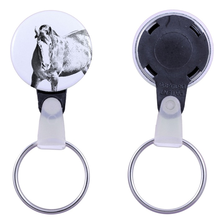 Ló motívumos kulcstartó, Art-Dog, akril, 2,5 cm, egyedi szett kapható