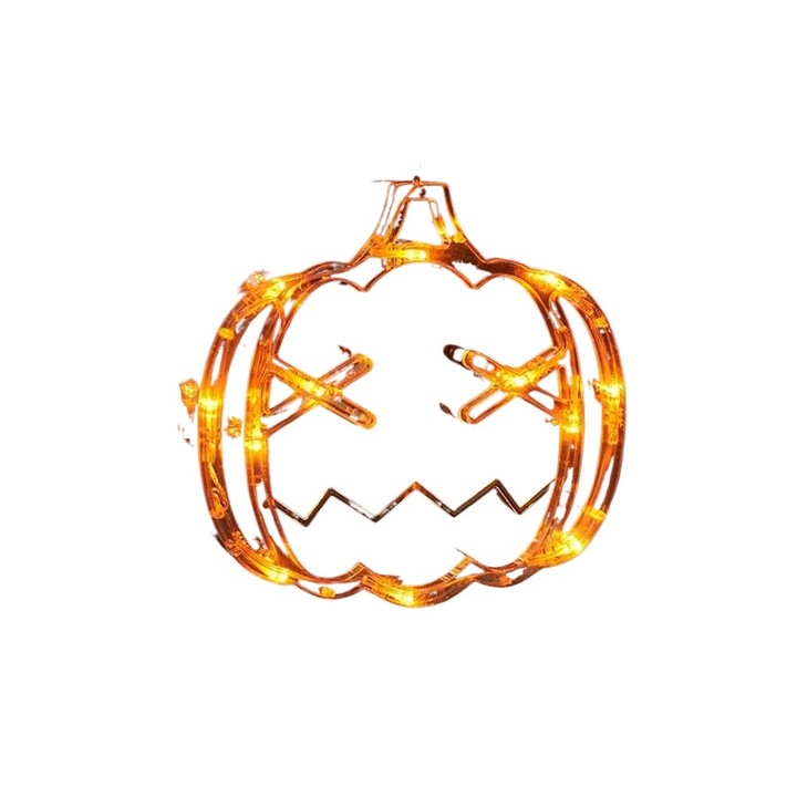 Lumina decorativa LED Halloween, forma de dovleac