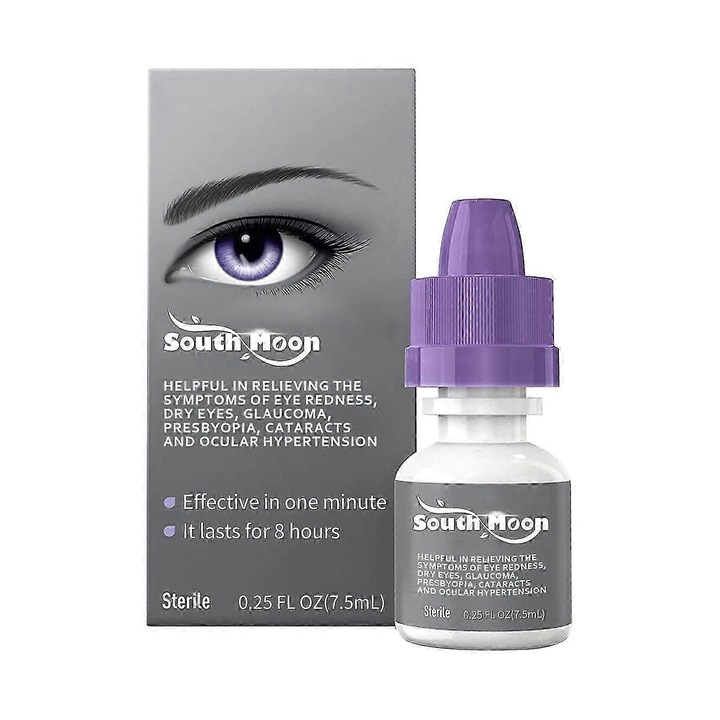 Picaturi pentru ochi South moon, 2.5ml, reduce roseata
