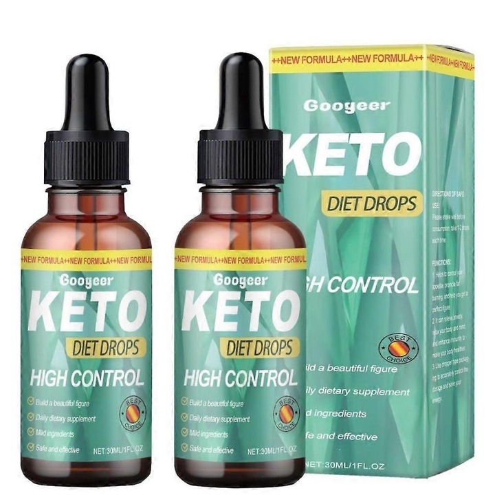 Picaturi Dieta Keto, fara zahar adaugat, 2 x 30 ml