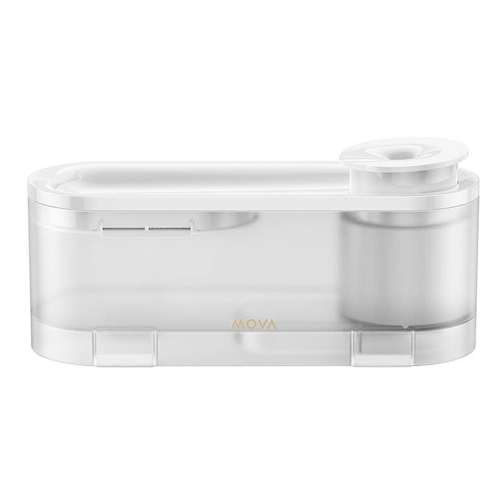 MOVA WF10 Pro kisállat szökőkút, 1.5L, fehér, 3 áramlási mód, méretek 29x10x14cm