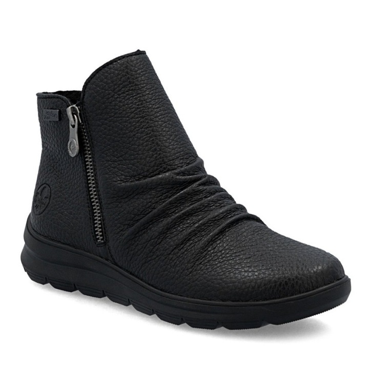Rieker Rieker botine de damă din piele cu membrană hidrofugă Z0056-00