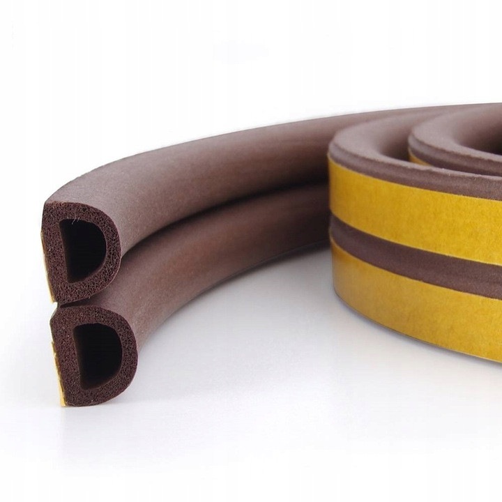 Banda etansare adeziva ToolSpace D, elastica, maro, 100m, 3x7mm