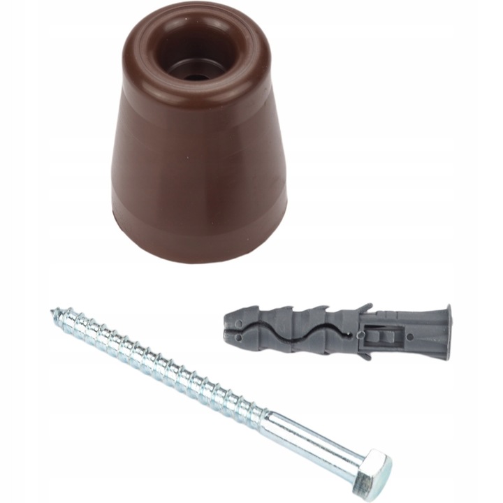 Opritor de usa mare Gold tools, 50mmx60mm, culoare maro, set de montaj inclus