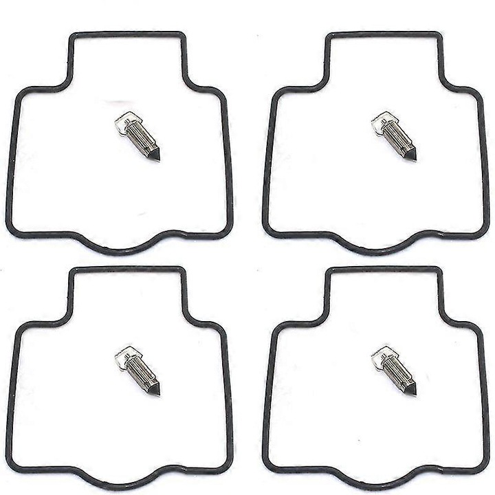 Kit reparare carburator motocicleta, pentru Kawasaki ZX1100 C1-C4 ZZR1100 D1-D5, 4 piese, cu garnituri