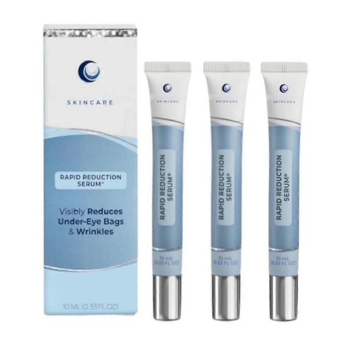 Set 3 seruri pentru reducerea rapida a cearcanelor si ridurilor, 10ml
