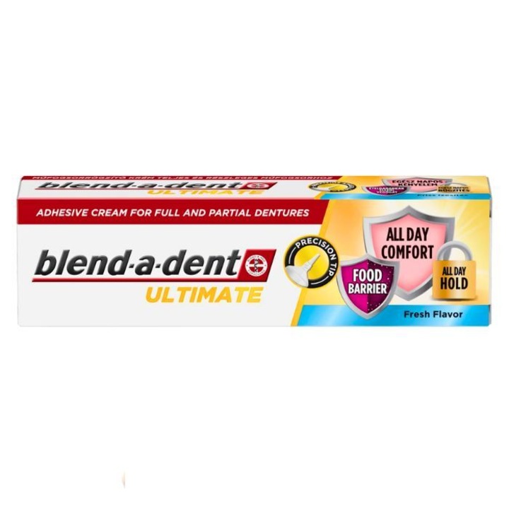 Crema de fixare pentru proteze Blend-a-dent Ultimate, mentolat, 40 g