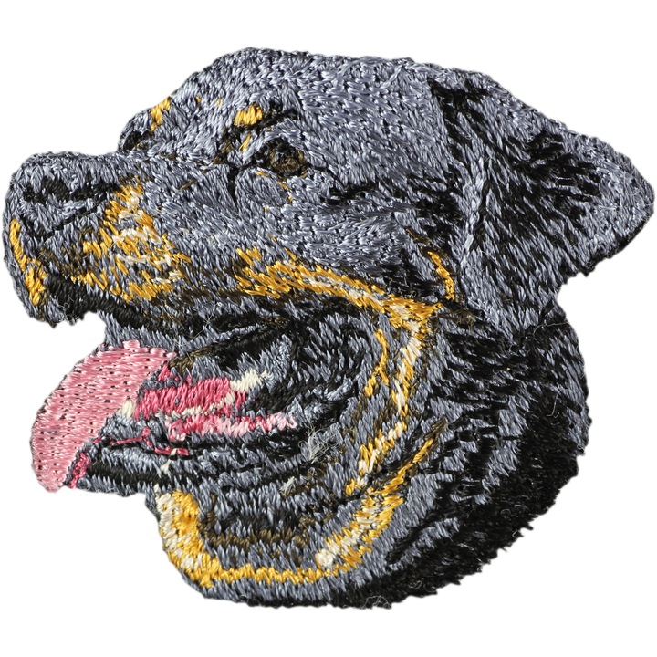 Petic brodat Rottweiler, Art-Dog, multicolor