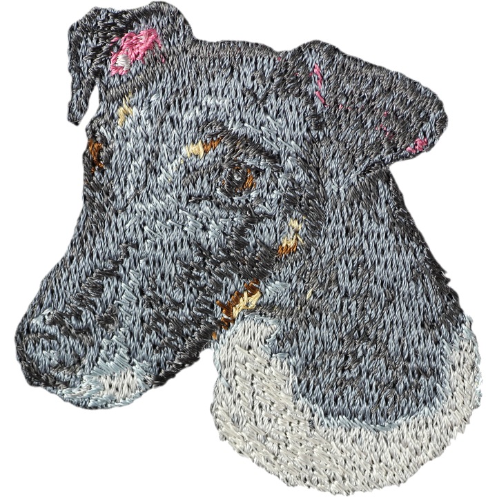 Pachet brodat, Art-Dog, Fox Terrier Smooth, 100 rase disponibile, multicolor, dimensiuni variate