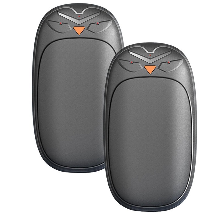 Нагревател за ръце Rqiurpn, 2 в 1, с 3 настройки за топлина, за зимата, преносим, батерия 3600mAh