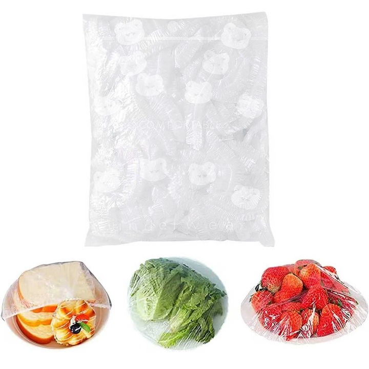 50 db újrafelhasználható élelmiszerfólia készlet, nagy rugalmasság, élelmiszer védelem, univerzális méret