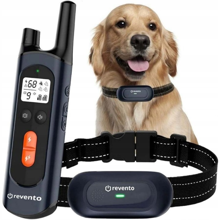 Zgarda electrica de antrenament REVENTO R-100, 3 moduri, vibratii, 73cm