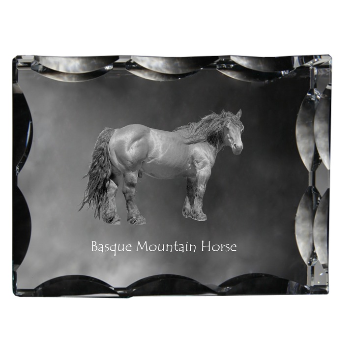 Rama foto din cristal, Art-Dog, personalizabila, 12x9x5cm, cu imaginea unui animal de companie