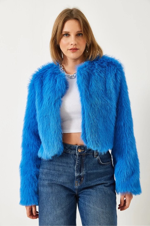 Női kabát, HiCCUP, Fleece, Királykék