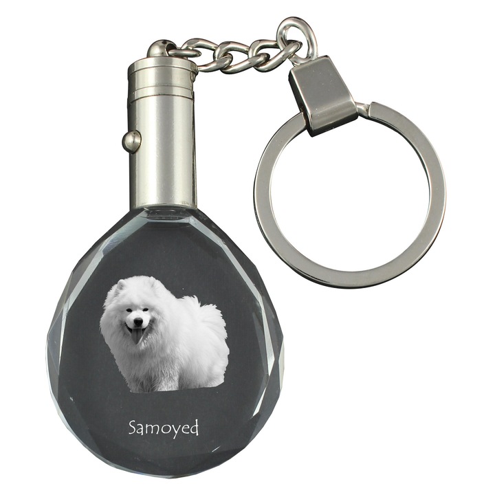 Kristályos kulcstartó, Art-Dog, világító kulcstartó, fényképes szett, 40x35x10mm