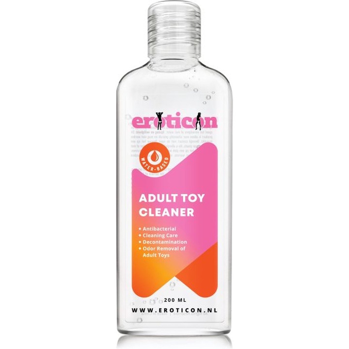 Spray de curatare antibacterian pentru jucarii Eroticon, 200ml, fara reziduuri, miros proaspat