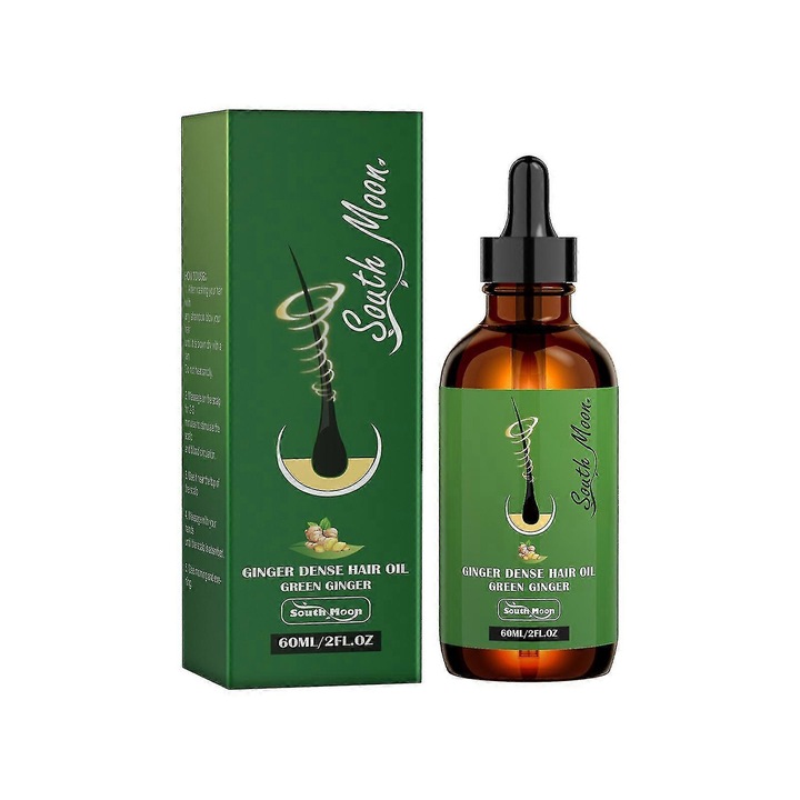 Ser pentru par, South Moon, ulei esential de ghimbir, 60 ml