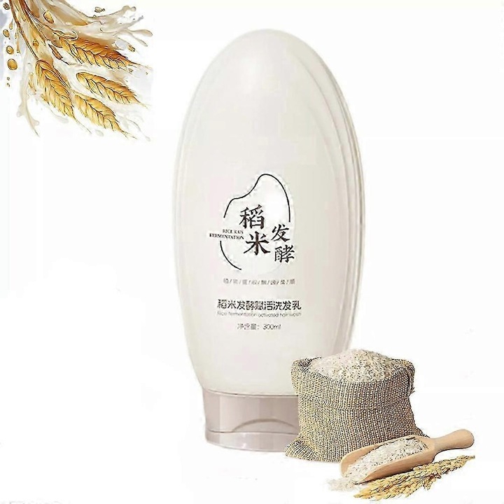 Masca de par cu orez, 300ml, hidratanta, pentru par uscat si deteriorat