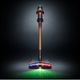Aspirator vertical fara fir Dyson V16 Piston Animal™ 492963-01, 900W, putere aspirare 315AW, autonomie pana la 70 minute, filtru HEPA, luminare LED, perii anti-incurcare, 2 accesorii, matte black/copper