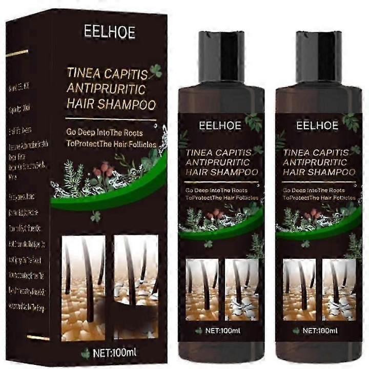 Sampon anti-matreata, Eelhoe, 100ml, 13.8x4.1x4.1cm, set 2 bucati
