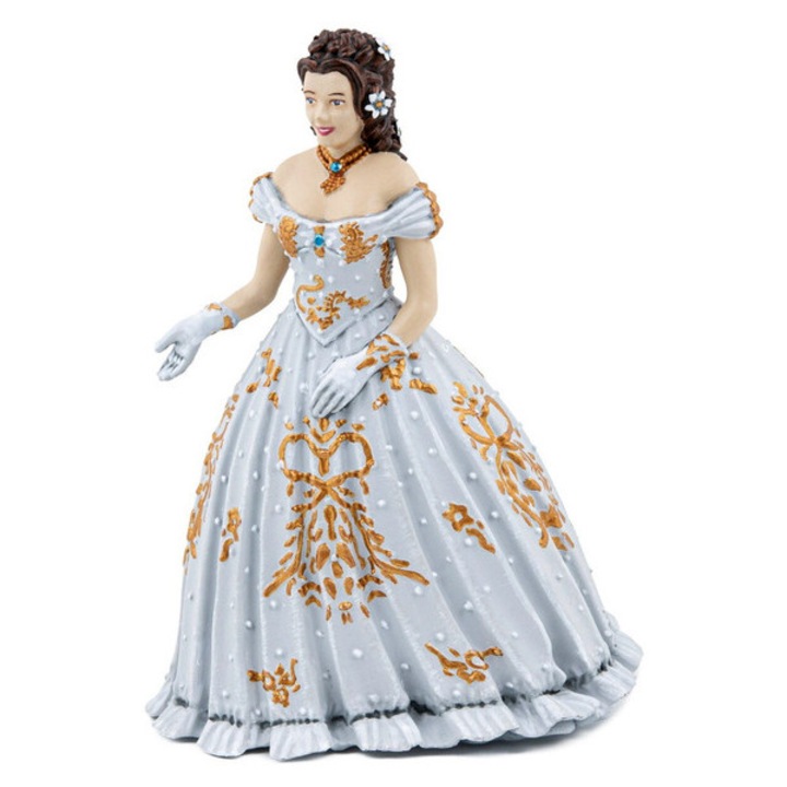 Figurina colectabilă PAPO, Imparateasa Sissi, pictată manual, rochie imperială, plastic rezistent