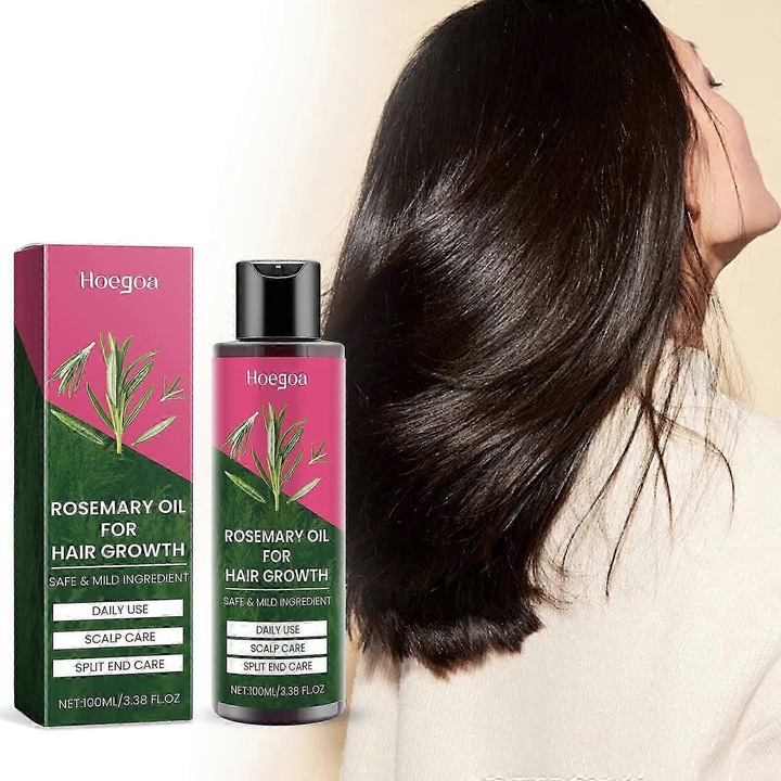 Ulei de rozmarin pentru cresterea parului, Hoegoa, tratament pentru intarirea parului, 100ml