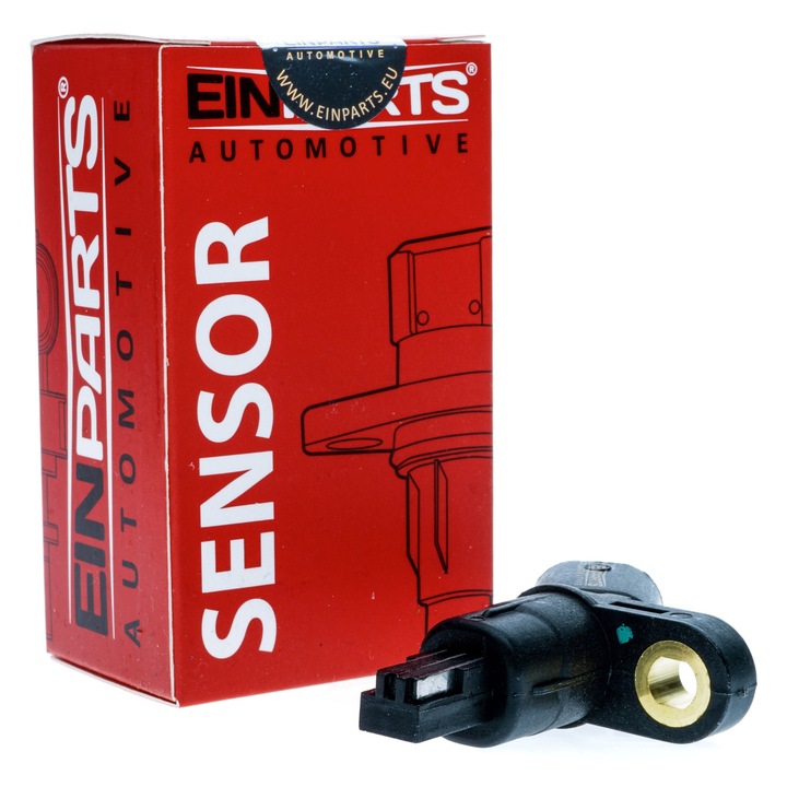 Senzor ABS de viteza a rotii, EinParts Automotive, pentru Audi, Seat, Skoda, VW, 2 porturi, pasiv, spate