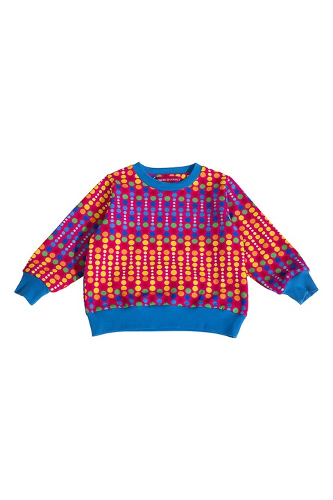 Agatha Ruiz De La Prada, Суитшърт совално деколте и фигурален принт, Многоцветен